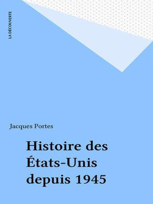cover image of Histoire des États-Unis depuis 1945